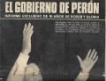 Portada de El gobierno de Perón. Informe exclusivo de 10 años de poder y gloria