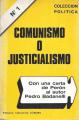 Portada de Comunismo o justicialismo