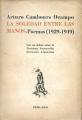Portada de La soledad entre las manos. Poemas (1929-1949). Con un debate sobre la Novísima Generación Literaria Argentina