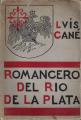 Portada de Romancero del Río de la Plata