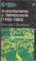 Portada de Autoritarismo y democracia(1955-1983).