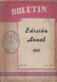 Portada de Boletín. Edición Anual 1947