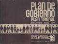 Portada de Plan de gobierno. Plan trienal. Marzo 1975-Mayo 1977. 