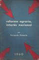 Portada de Reforma agraria, interés nacional