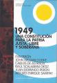 Portada de 1949 Una constitución para la patria justa, libre y soberana