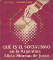 Portada de Qué es el socialismo en la Argentina