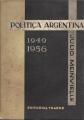 Portada de Política argentina (1949-1956)