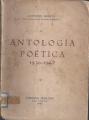 Portada de Antología poética 1930 - 1947