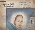 Portada de Mundo Argentino. Número 2164. 6 de agosto de 1952. A Eva Perón en su tránsito a la eternidad
