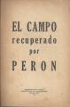 Portada de El campo recuperado por Perón