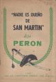 Portada de "Nadie es dueño de San Martín" dijo Perón