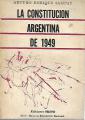 Portada de La constitución argentina de 1949