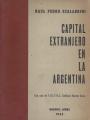Portada de Capital extranjero en la Argentina