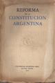 Portada de Reforma de la Constitución Argentina