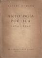 Portada de Antología poética 1924-1949